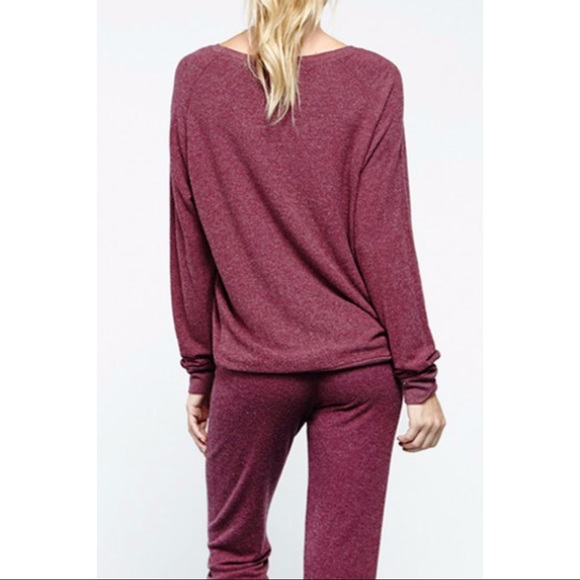 JUNK FOOD | I Hate Mornings Lounge Fleece Sweater - Picture 5 of 9